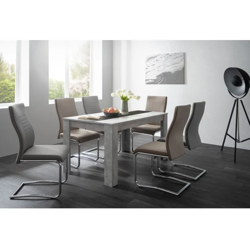 Söögilaud Niklas 80x138 betoonhall