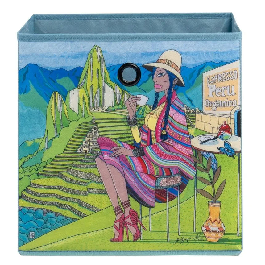 Tekstiilkarp Motivebox sinine