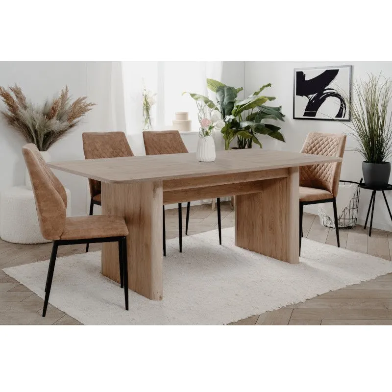 Pikendatav söögilaud Saila 90x160/200 hickory tamm