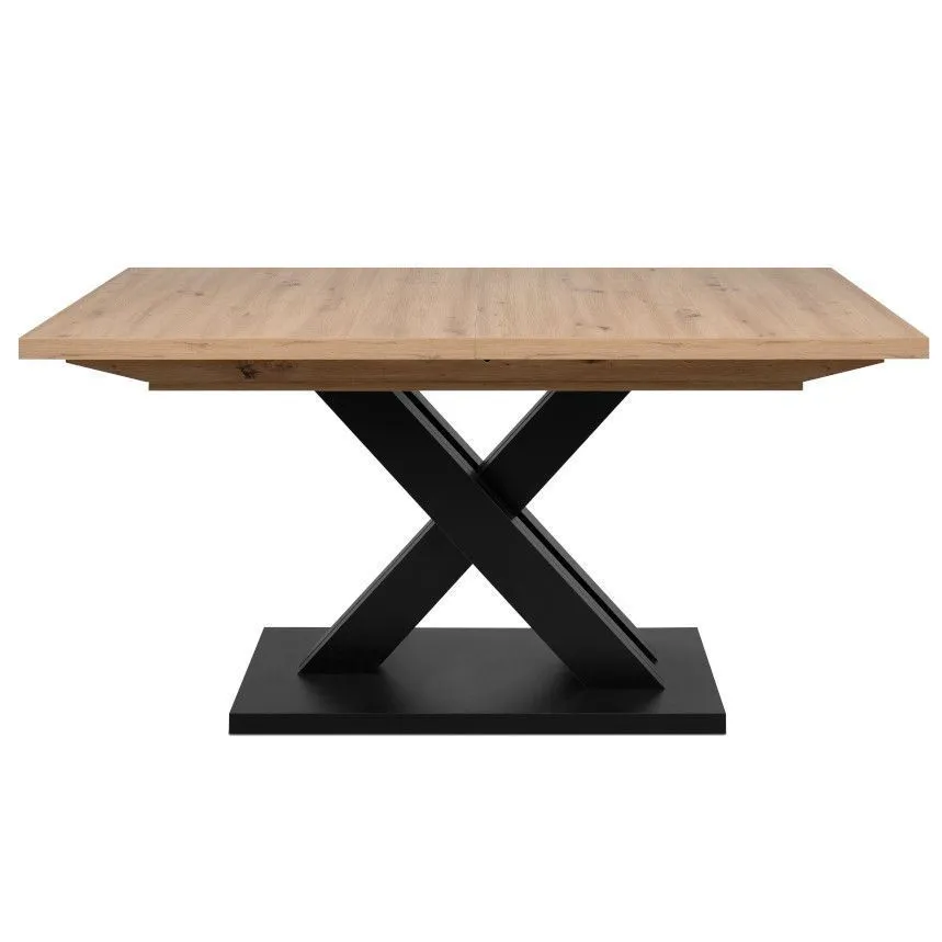 Pikendatav söögilaud Avant 90x160/200 artisan/must