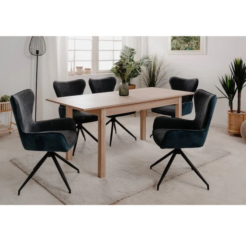 Pöörlev tool Blake tumehall/sinine