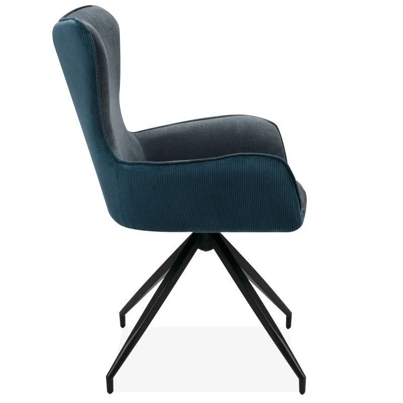 Pöörlev tool Blake tumehall/sinine