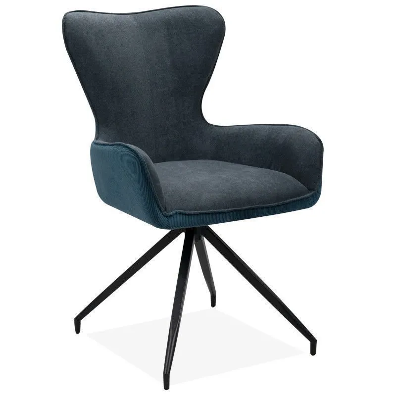 Pöörlev tool Blake tumehall/sinine