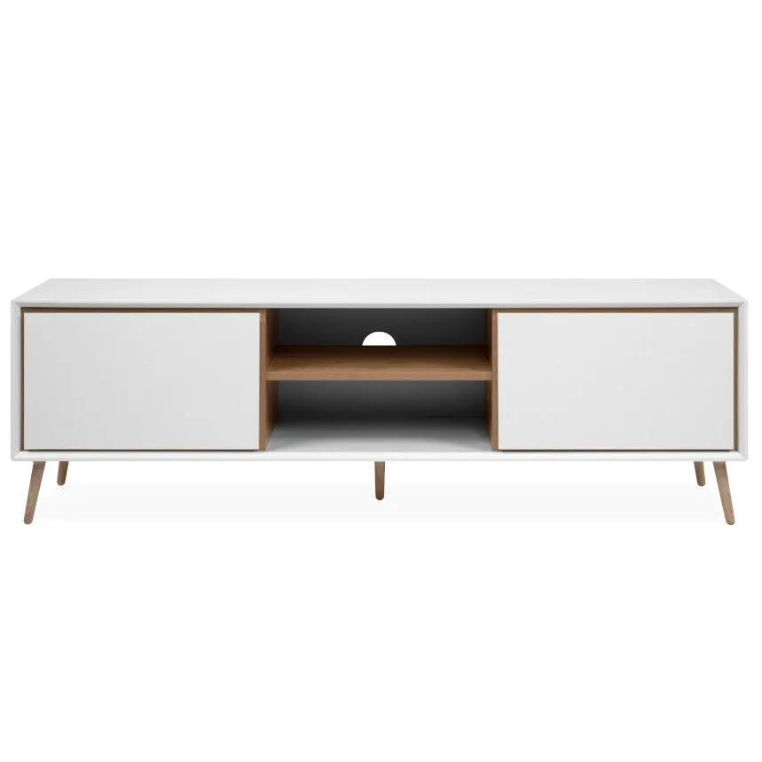 Tv-alus Arona 2u valge/artisan tamm