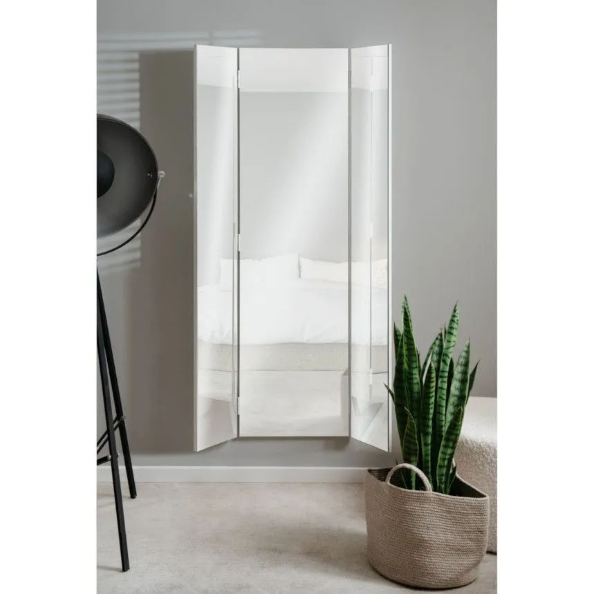 Peegel Glasgow 45/91x160 valge