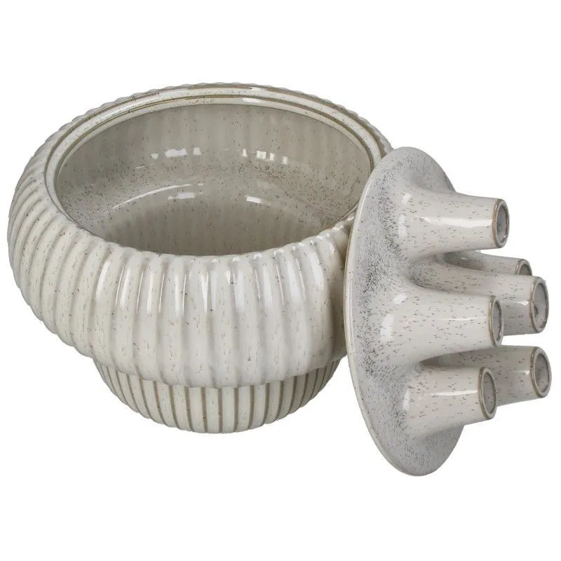 Vaas/hoiupurk Stoneware D22 valge