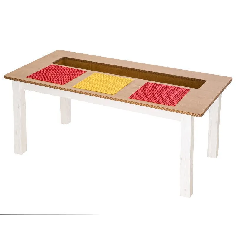 Kolmene legolaud 60x120 punane/kollane