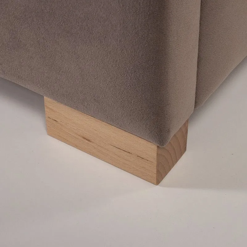 Pesukastiga voodi Pilate 160x200 taupe