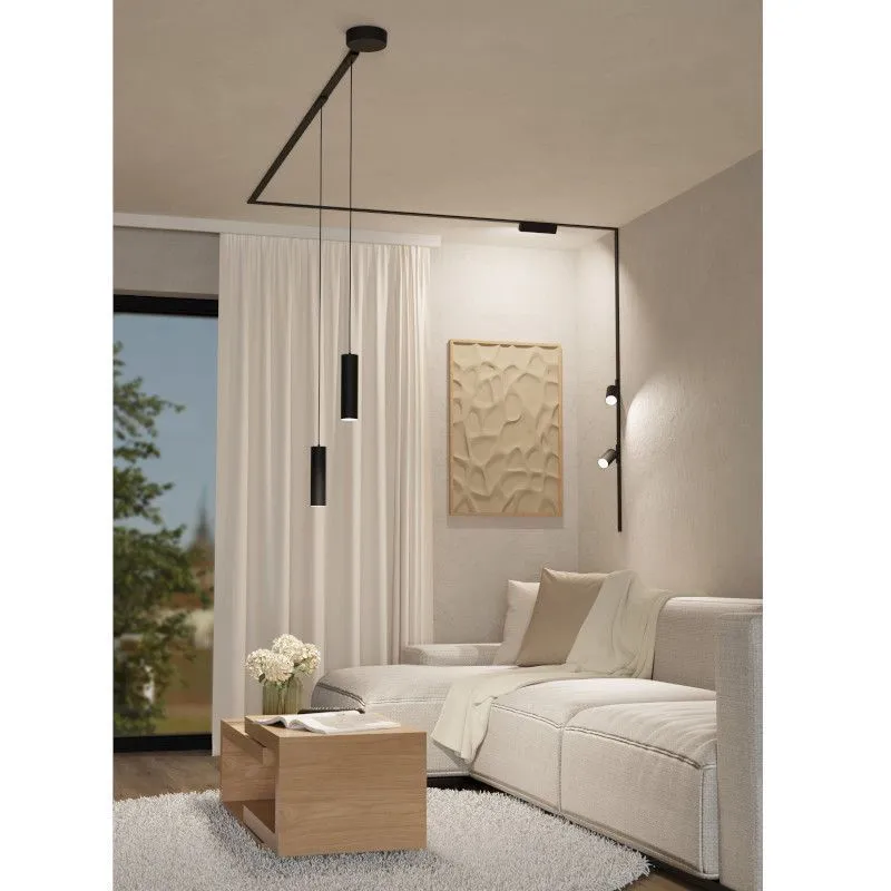 Kohtvalgusti siinile Eglo TPlus LED must