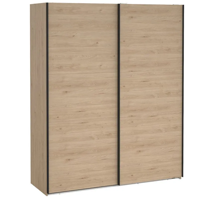 Lükandustega riidekapp Como 2lu hickory tamm