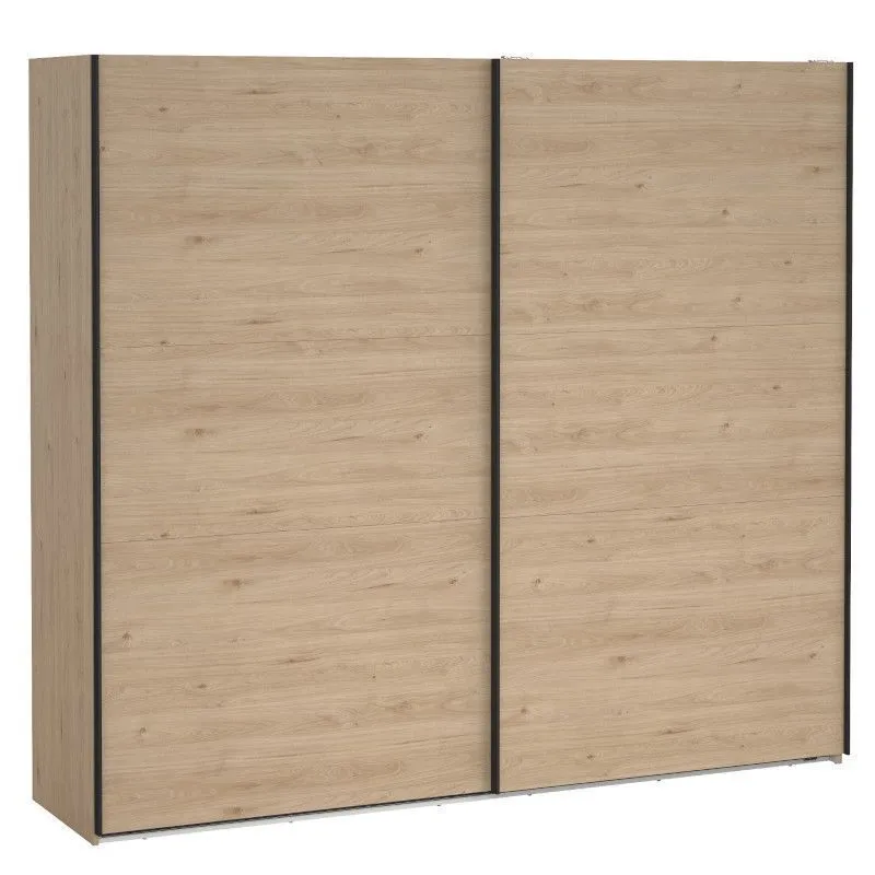 Lükandustega riidekapp Como 2lu hickory tamm