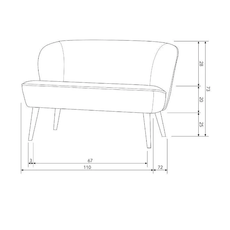 WOOOD Diivan Sara roheline