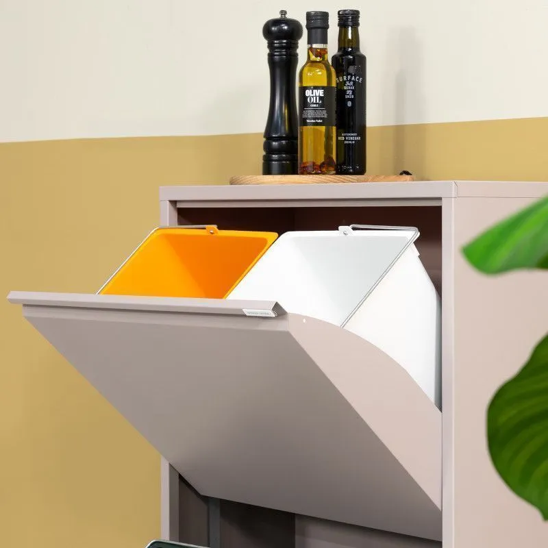 Spinder Design jäätmete sorteerija Gigi taupe 74L