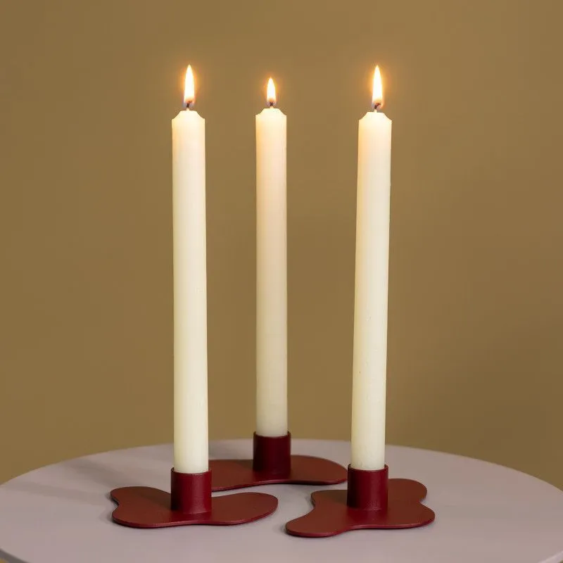 Spinder Design küünlahoidjad Melt 3tk tumepunane