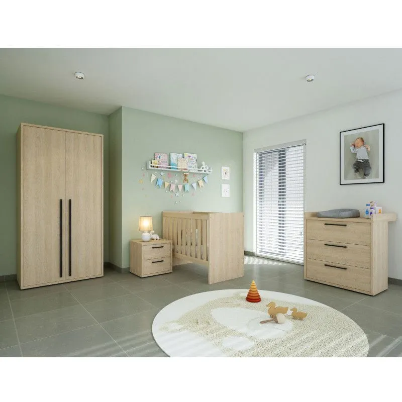 Muudetav beebivoodi Tessa 60x120/90x200 liivatamm