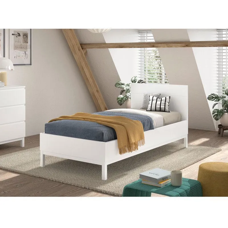 Voodi Eva 90x200 valge