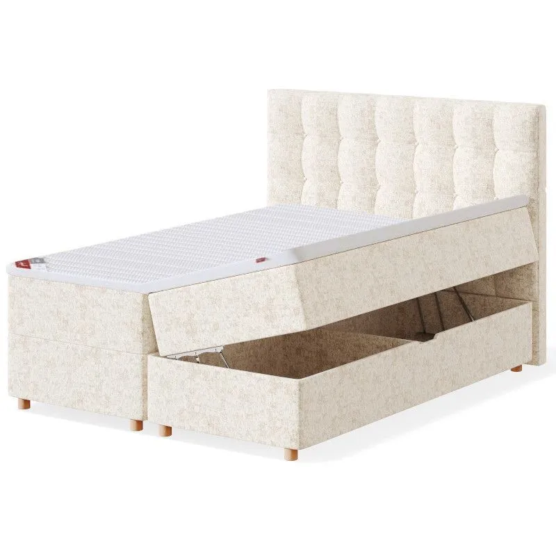Sleepwell Red Pocket Storage kontinentaalvoodi komplekt 180x200 beež keskmine