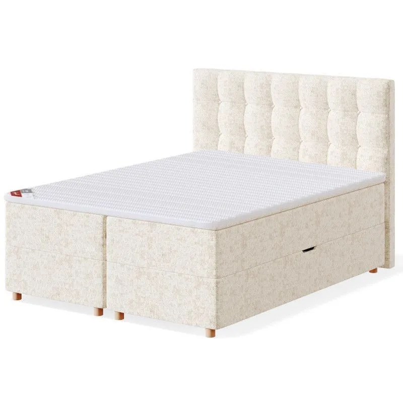 Sleepwell Red Pocket Storage kontinentaalvoodi komplekt 180x200 beež keskmine