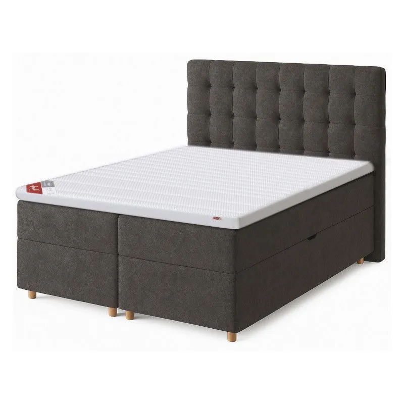 Sleepwell Red Pocket Storage kontinentaalvoodi komplekt 160x200 hall jäik