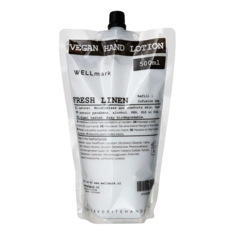 WELLmark kätekreemi täide 500ml Fresh Linen