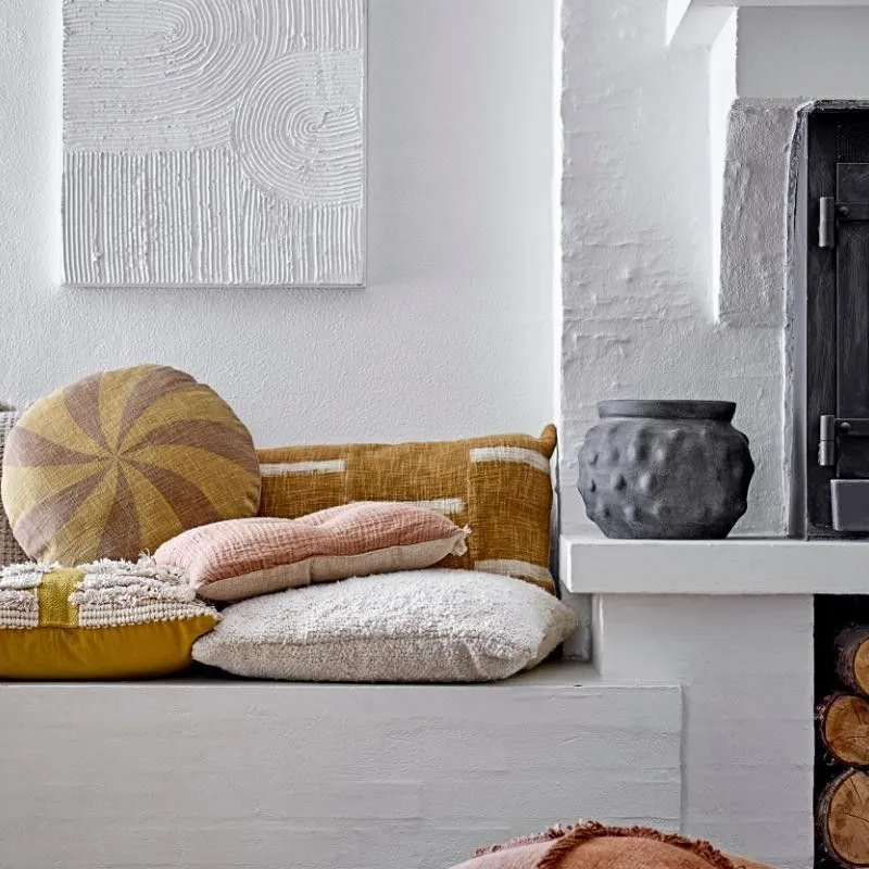Dekoratiivpadi Alloa D45 kollane