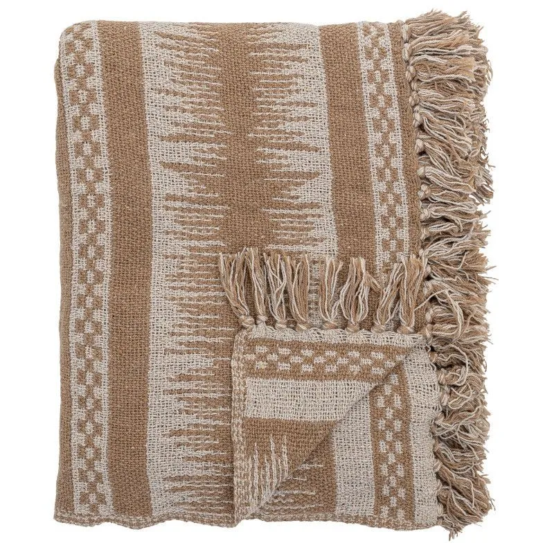 Bloomingville pleed Marmi 130x160 pruun/beež