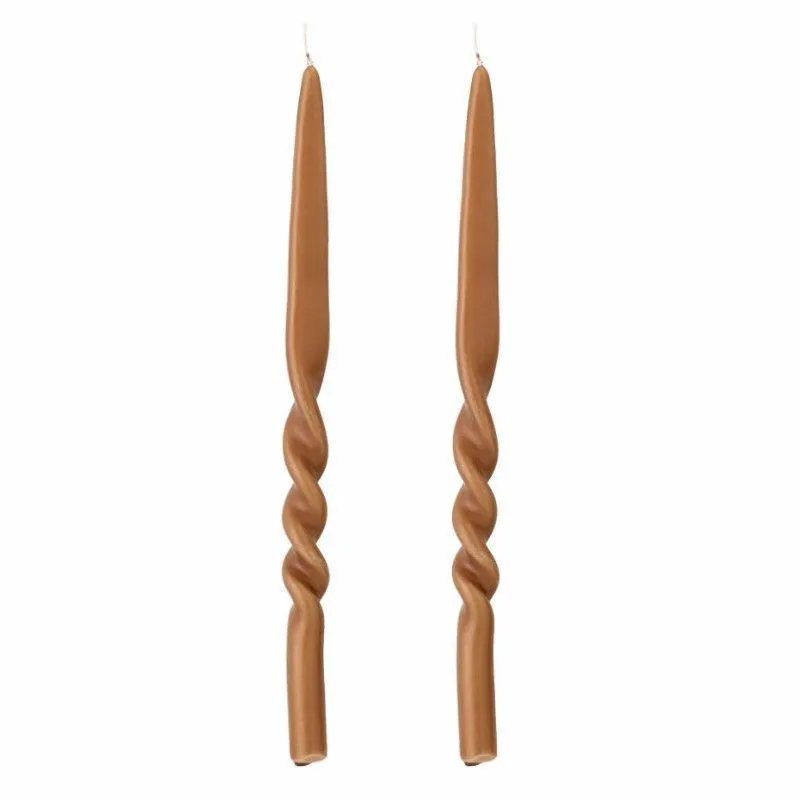 Küünlad Twist 2tk pruun