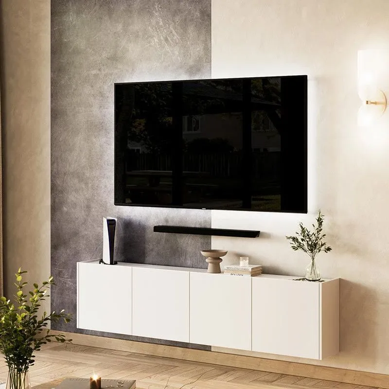 Tv-kapp Piana 4u valge