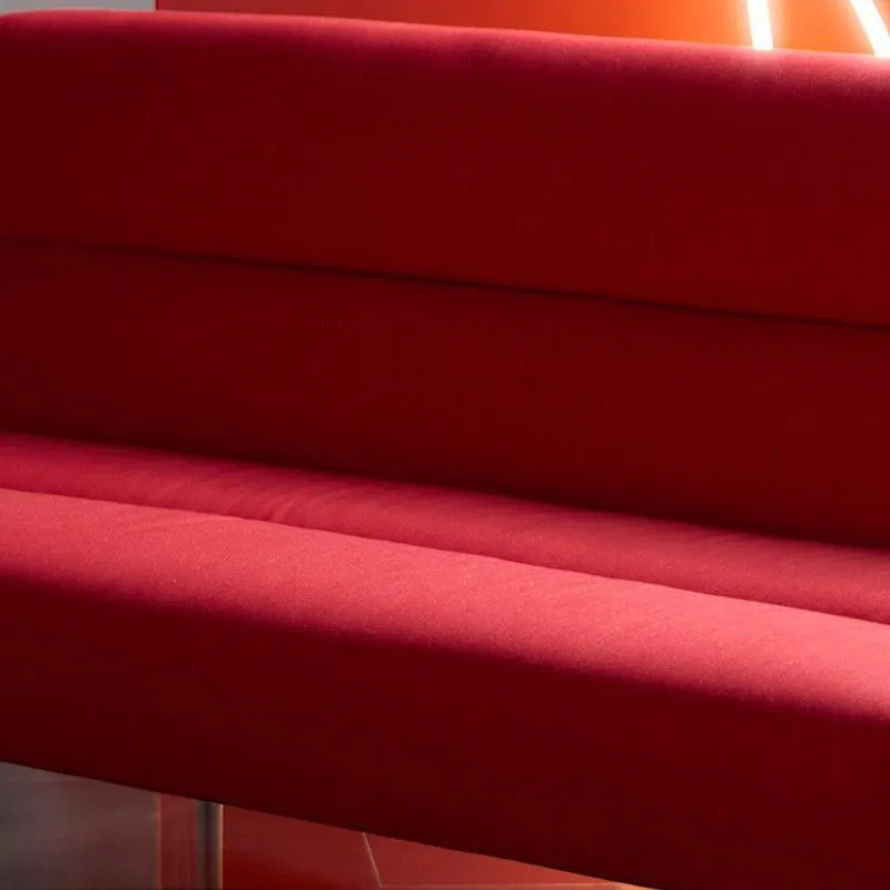 Innovation käetugedega diivanvoodi Jillis punane