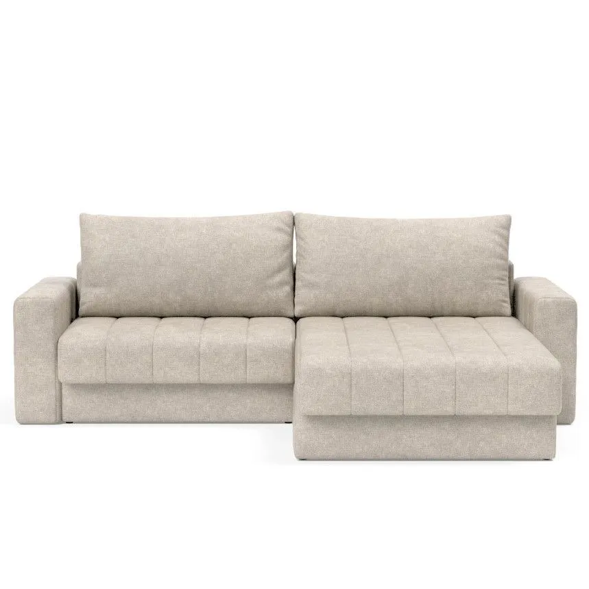 Innovation diivanvoodi Akello Lounger käetugedega 160 helebeež