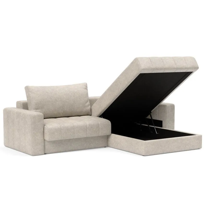 Innovation diivanvoodi Akello Lounger käetugedega 160 helebeež