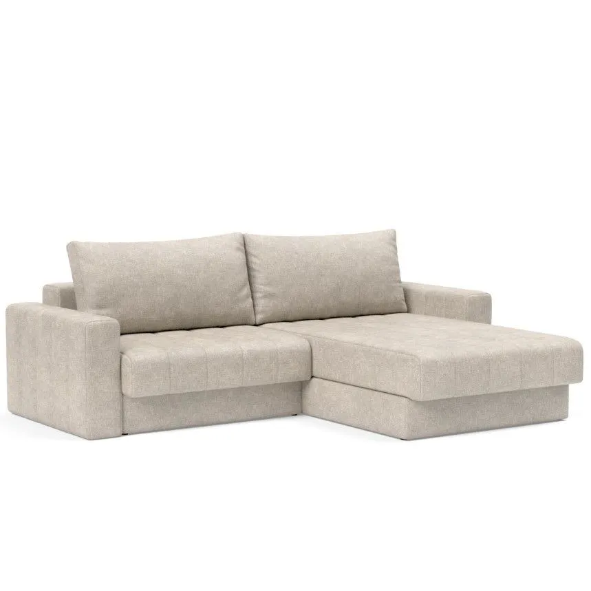 Innovation diivanvoodi Akello Lounger käetugedega 160 helebeež