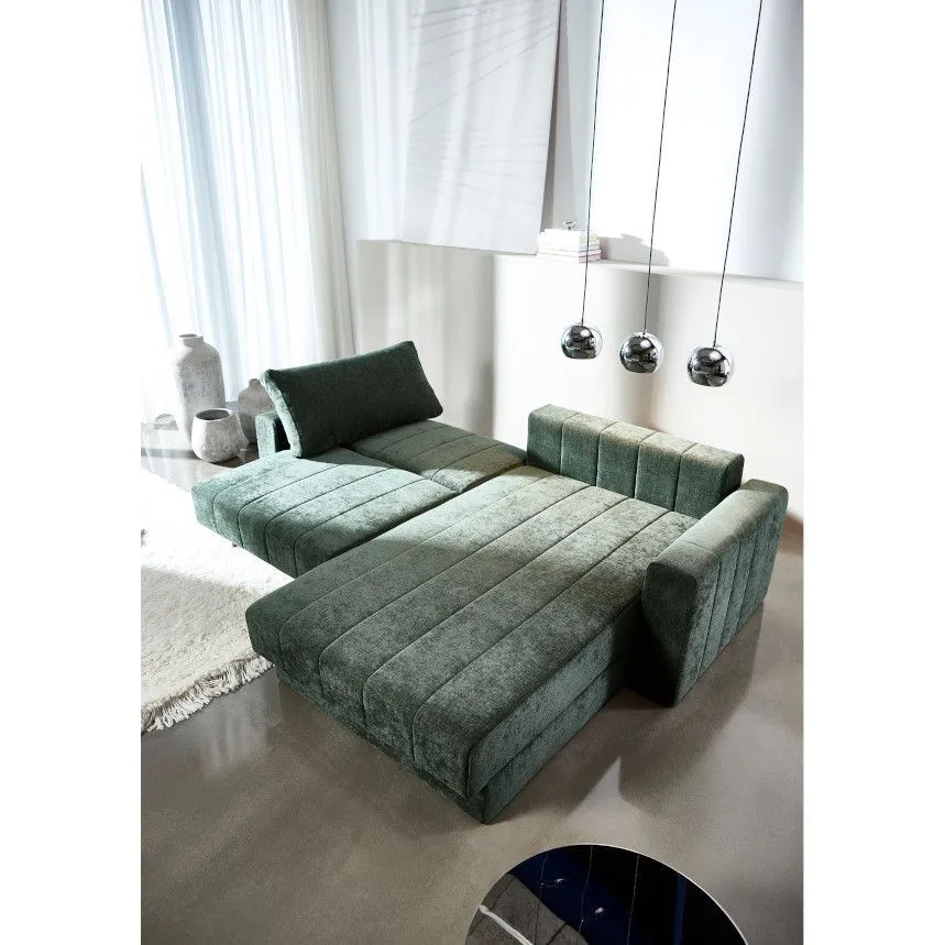 Innovation diivanvoodi Akello Lounger käetugedega 160 roheline