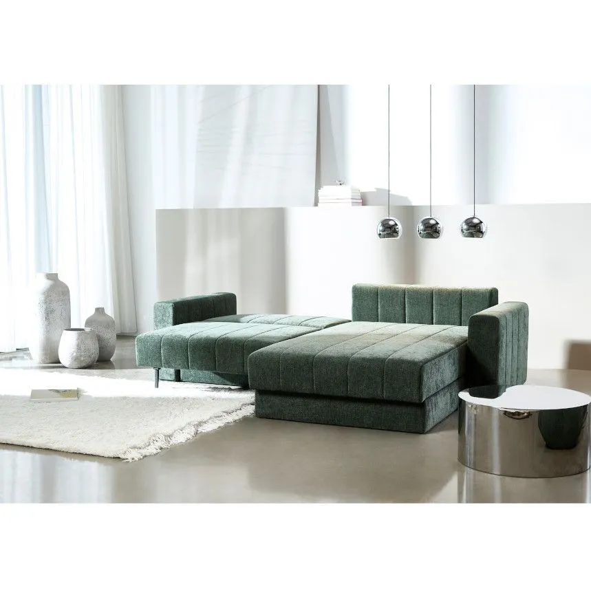 Innovation diivanvoodi Akello Lounger käetugedega 160 roheline