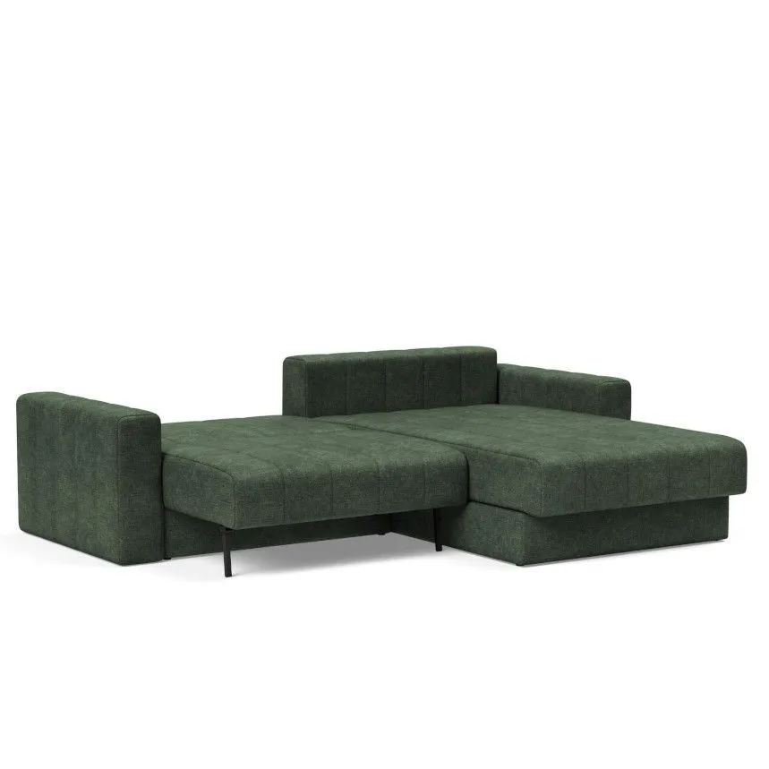 Innovation diivanvoodi Akello Lounger käetugedega 160 roheline