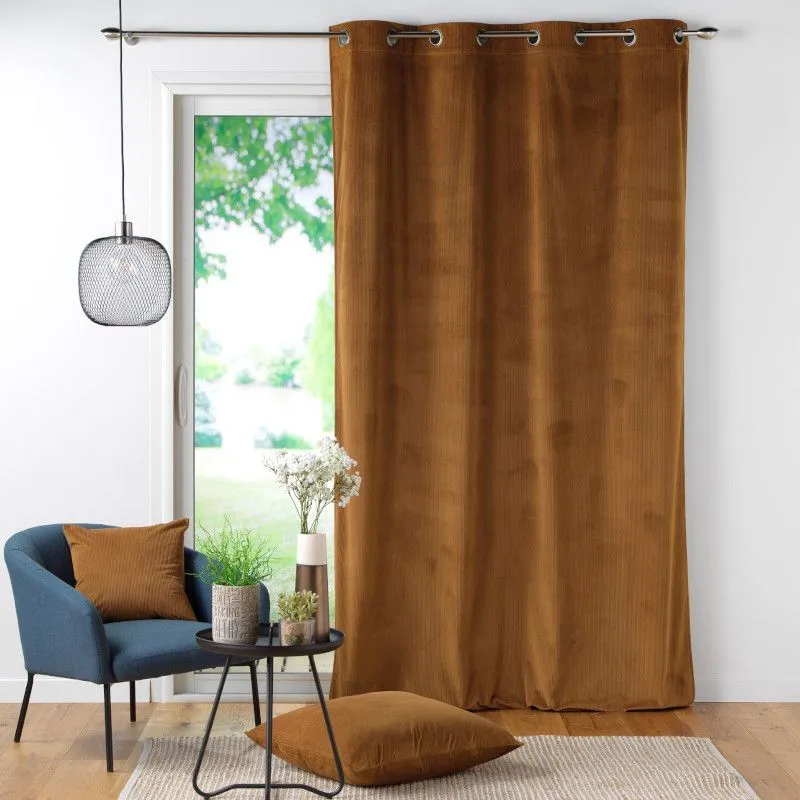 Kardin Corduroy 140x260 pruun