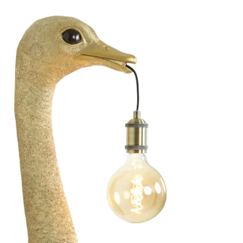 Seinalamp Ostrich H72 kuldne