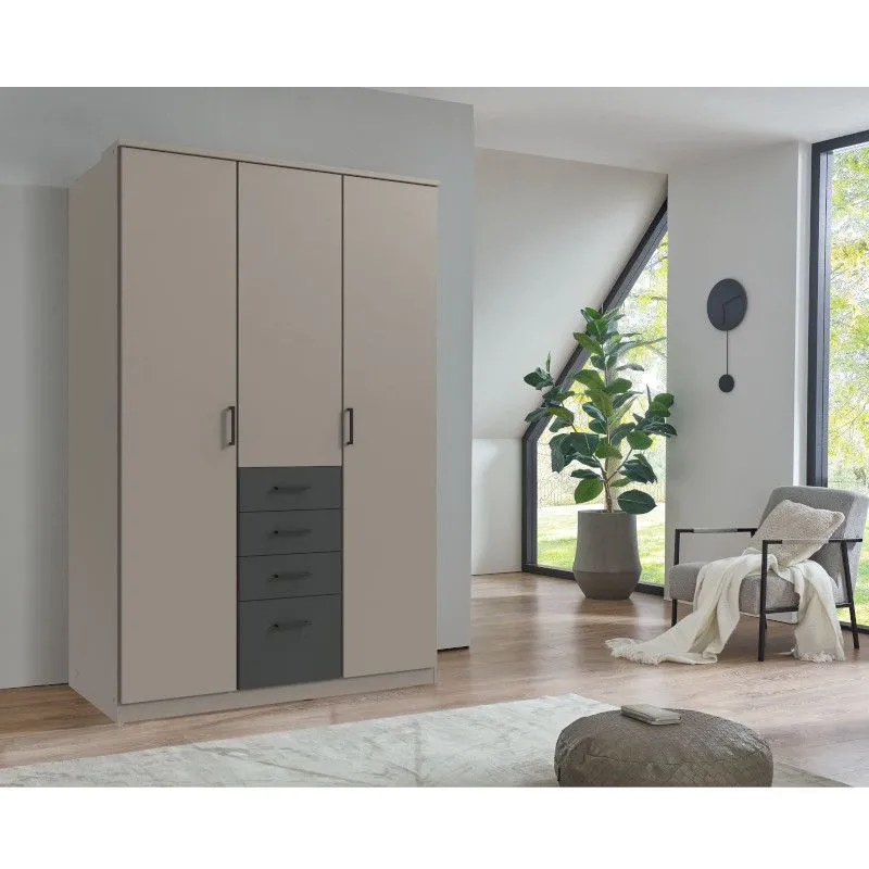 Riidekapp Cottbus 3u4s sahara/grafiit