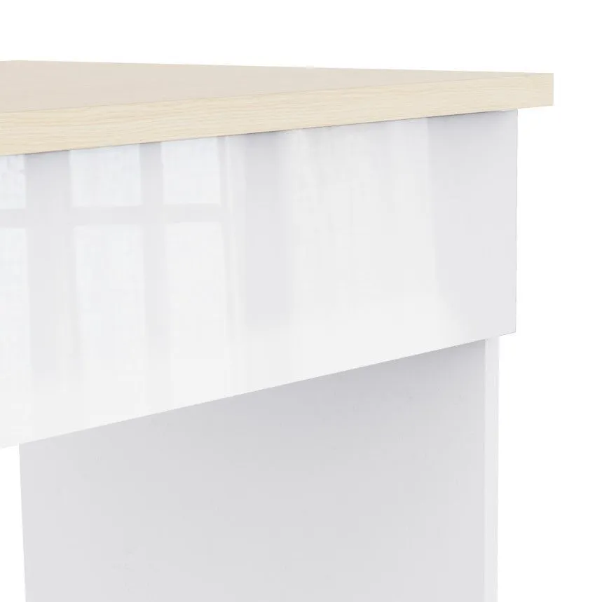 Ahjukapp Bianco 60 valge kõrgläige/tamm