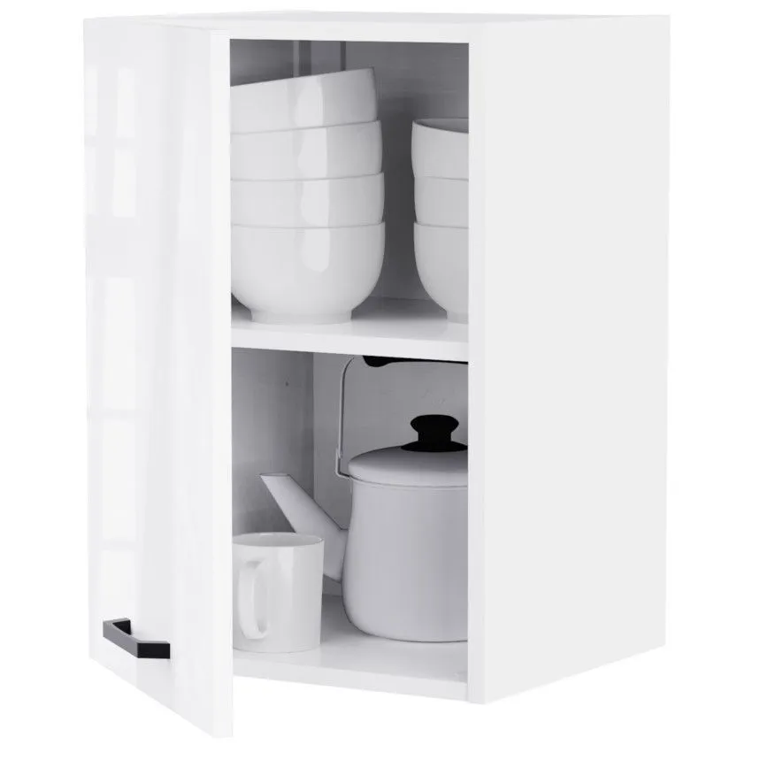 Seinakapp Bianco 1u valge kõrgläige