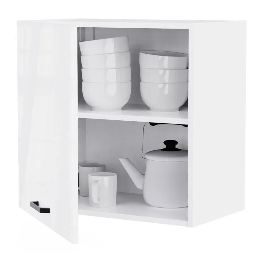 Seinakapp Bianco 1u valge kõrgläige