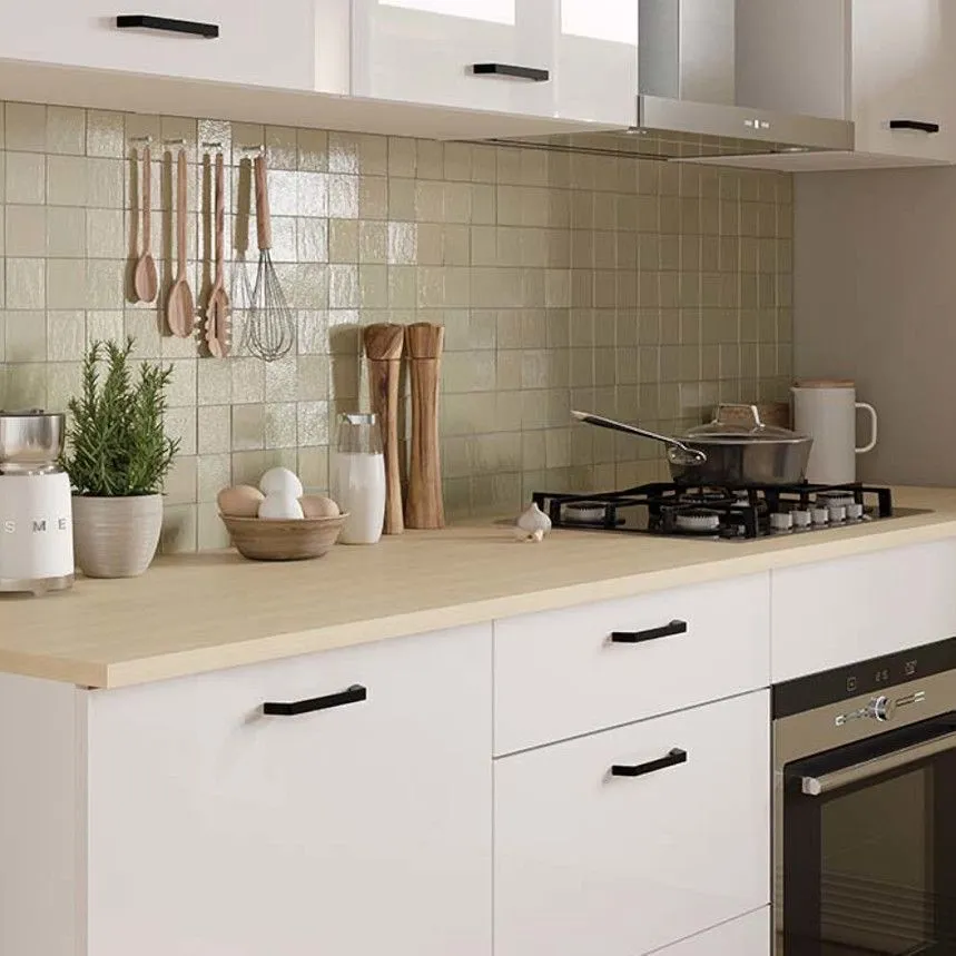 Köögikapp Bianco 1u valge kõrgläige/tamm