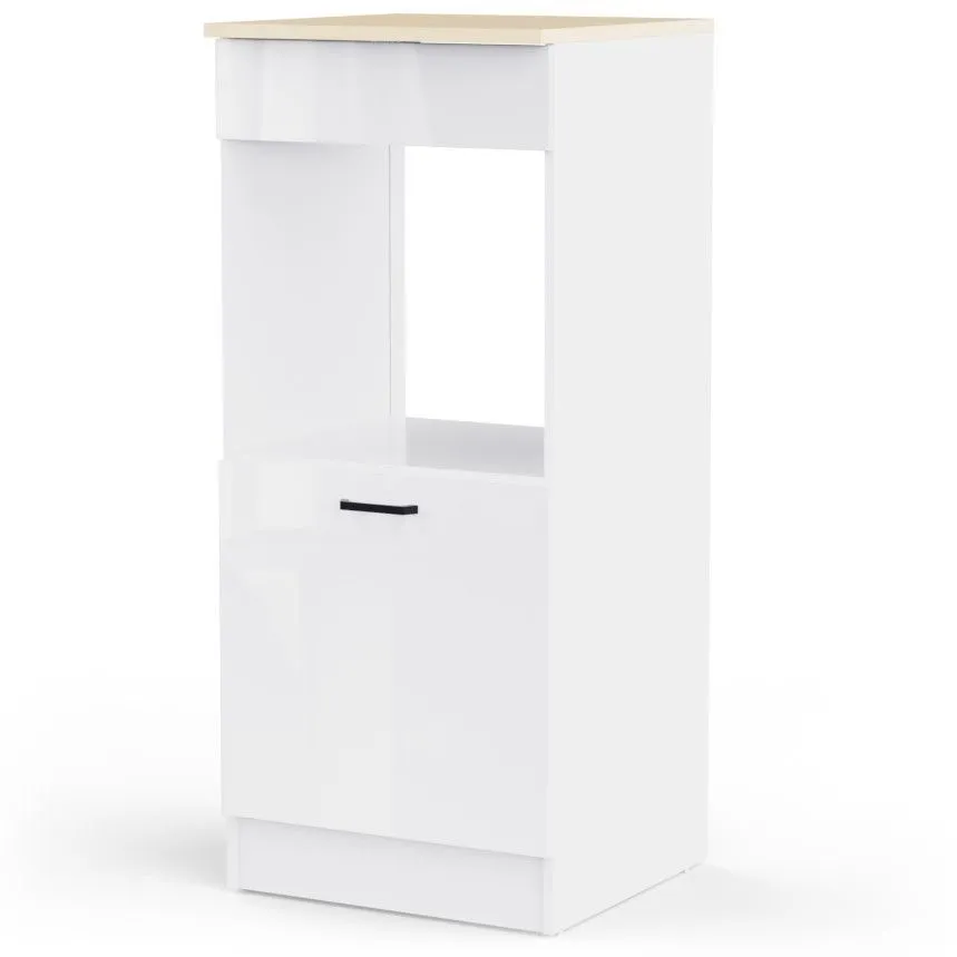 Ahjukapp Bianco 1u valge kõrgläige/tamm