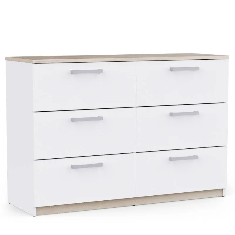 Kummut Watson 3+3s kronberg tamm/valge