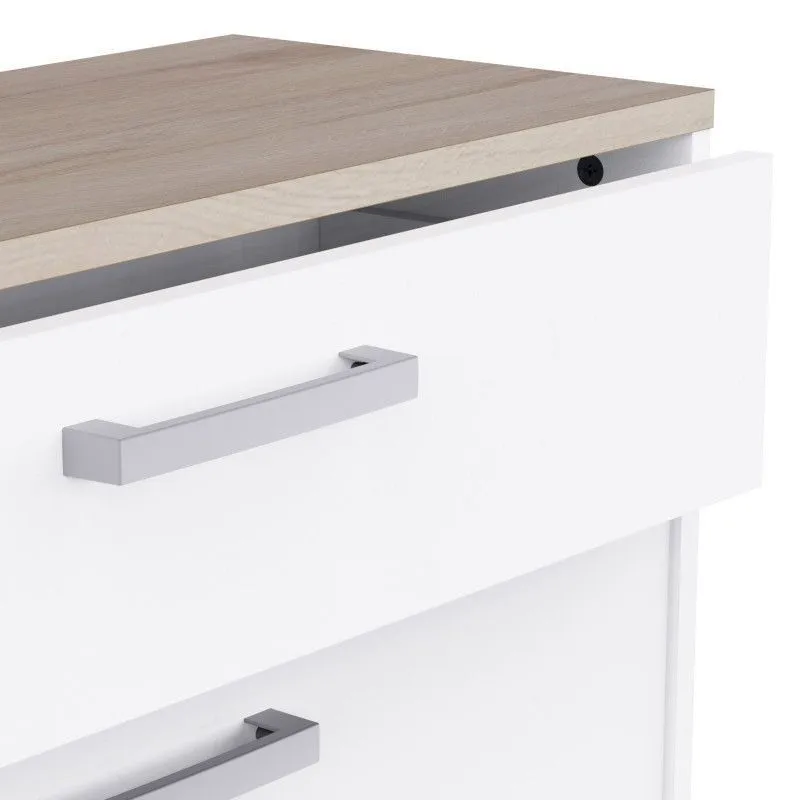 Jalanõudekapp Watson 2u1s kronberg tamm/valge