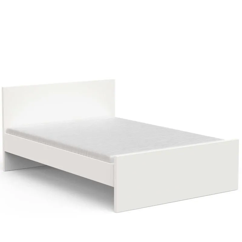 Voodi Clyde 140x200 valge