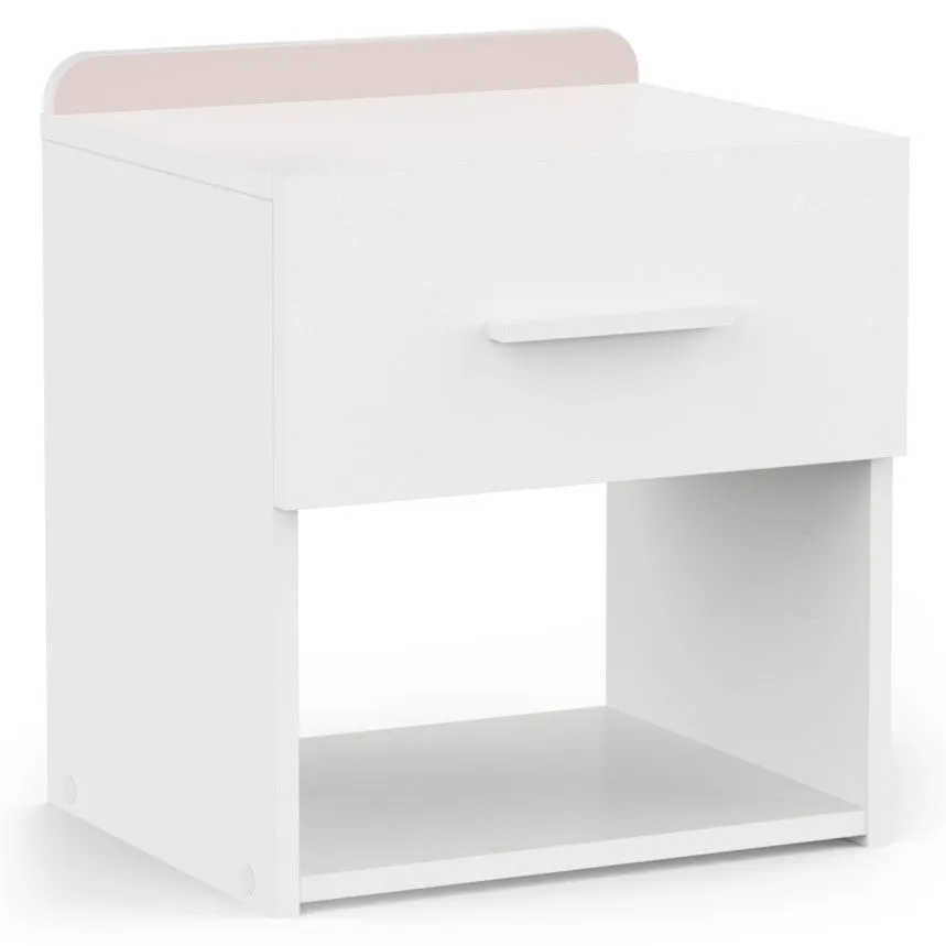 Öökapp Reverso 1s valge+öösinine/vanaroosa