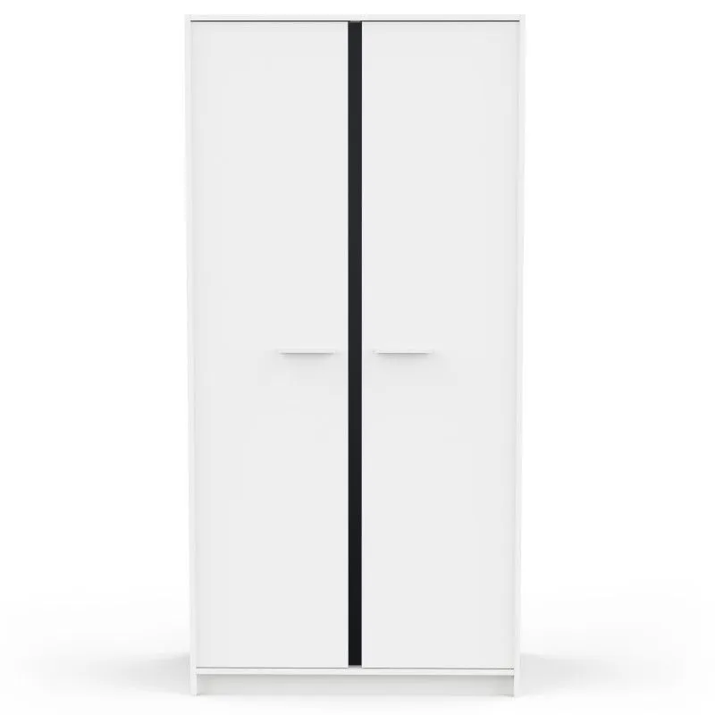 Riidekapp Reverso 2u indigo sinine/valge