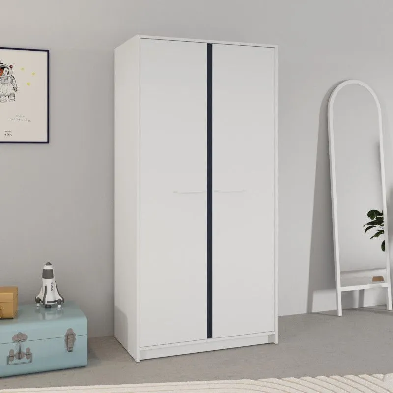 Riidekapp Reverso 2u indigo sinine/valge