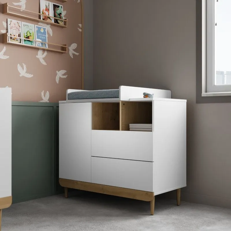Puhvetkummut Scandinave 1u2s puit/valge